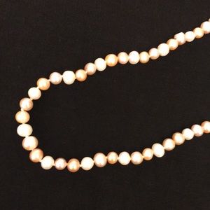 Pink Akoya Cultured Pearl Necklace